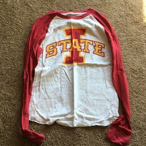 Iowa State Cyclones baseball style tee